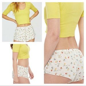 Free people spring combo shorts set size XS